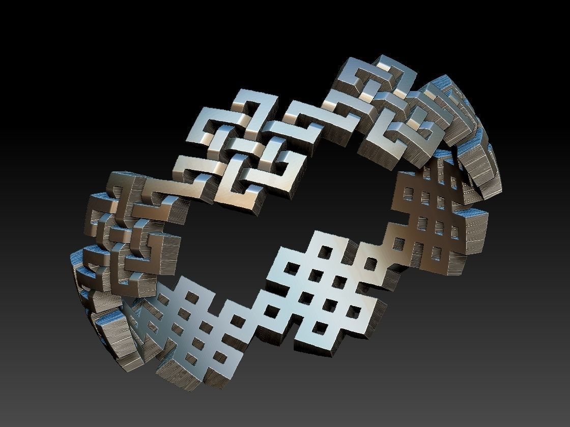 Endless Knot 02 3D print model_5