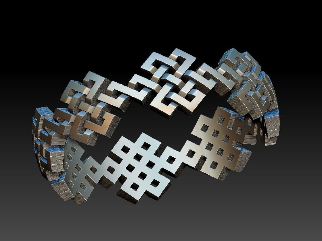 Endless Knot 02 3D print model_1