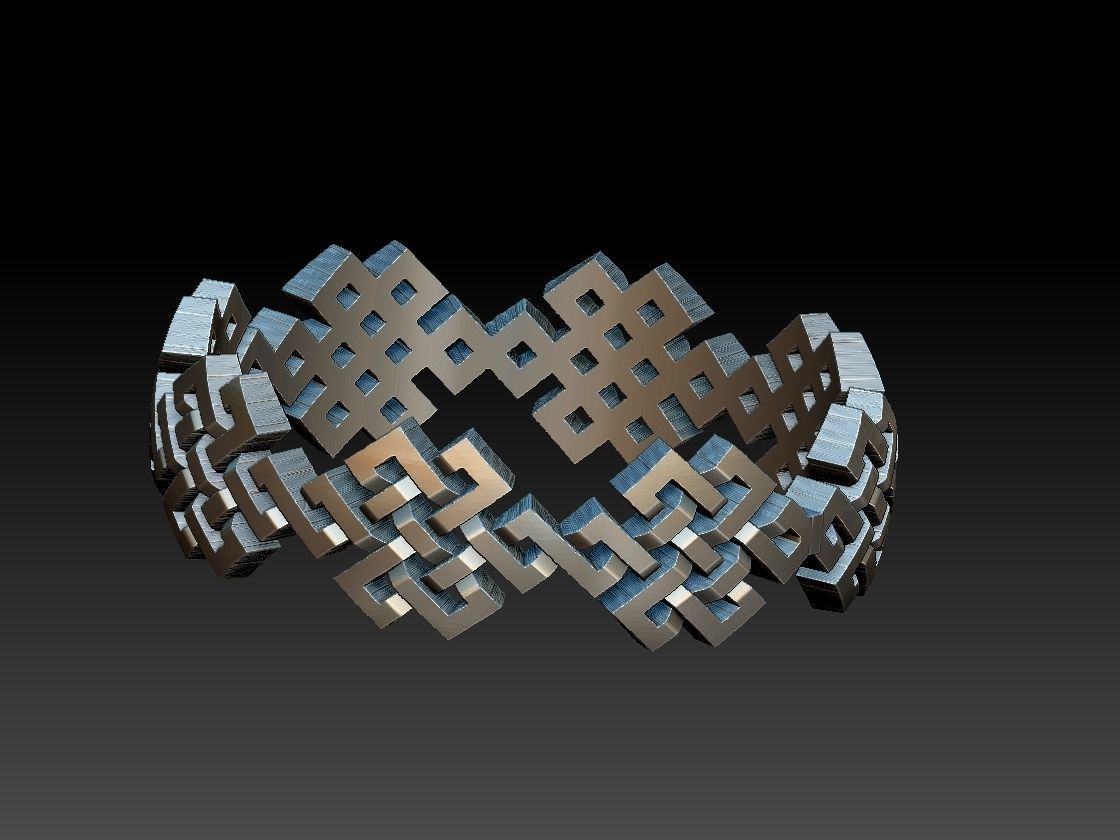 Endless Knot 02 3D print model_11