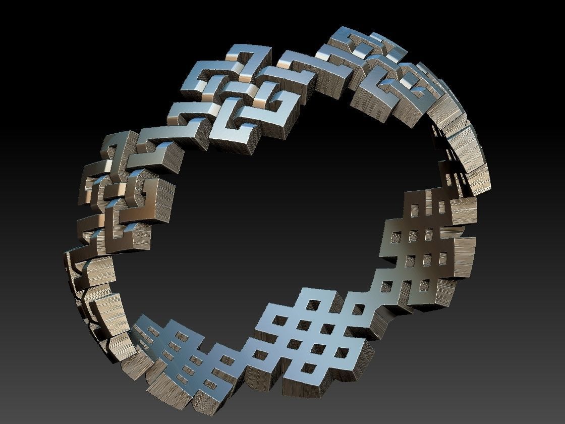 Endless Knot 02 3D print model_2
