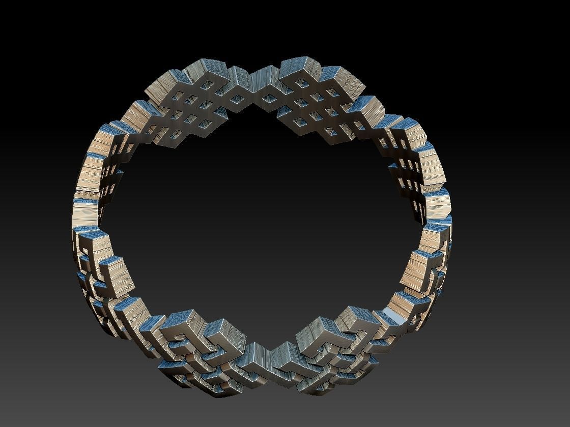 Endless Knot 02 3D print model_9