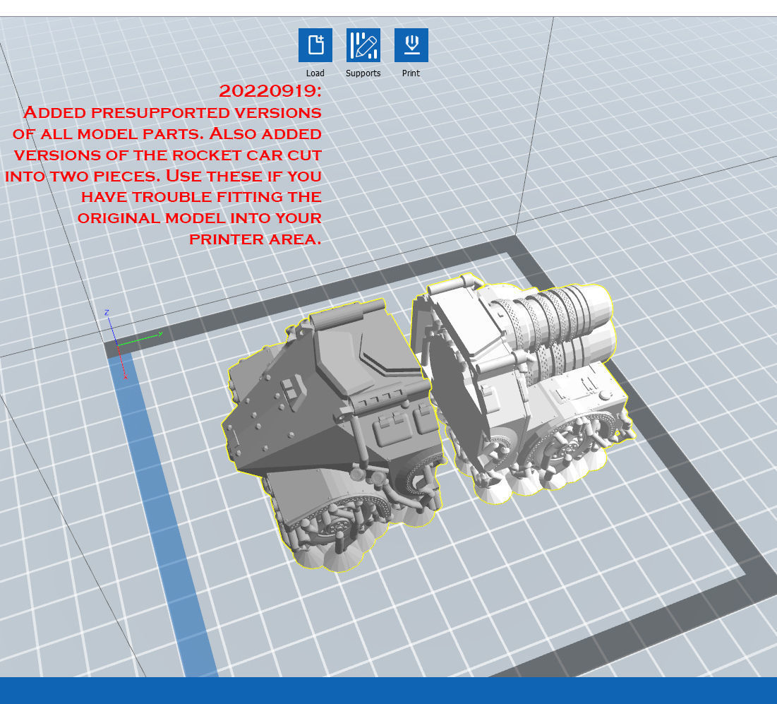 Space Dwarf Rocket APC 3D print model_10