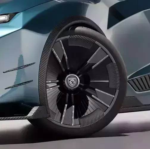 Peugeot rims 3D model