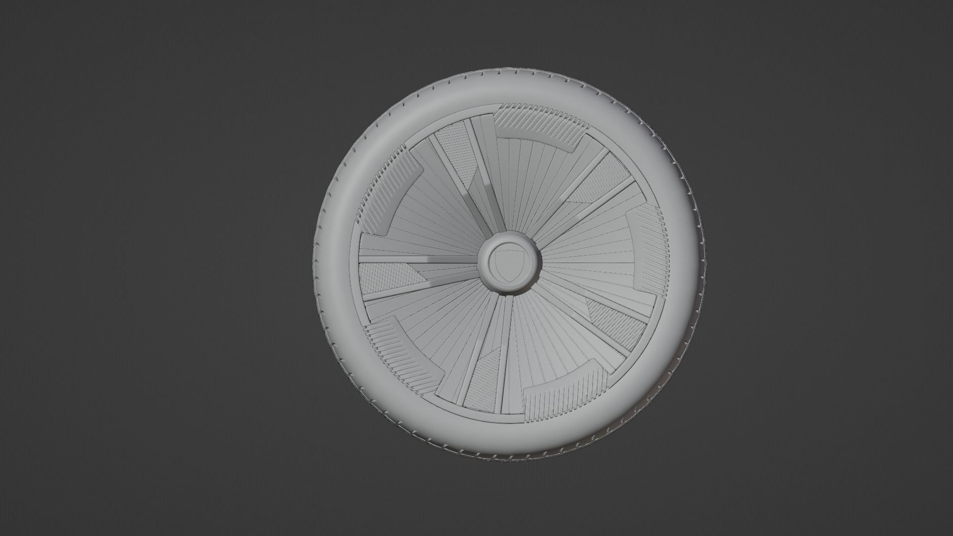 Peugeot rims 3D model_1
