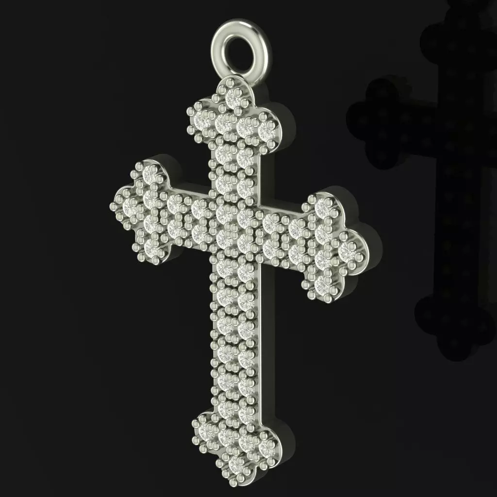 Cross pedant 3D print model