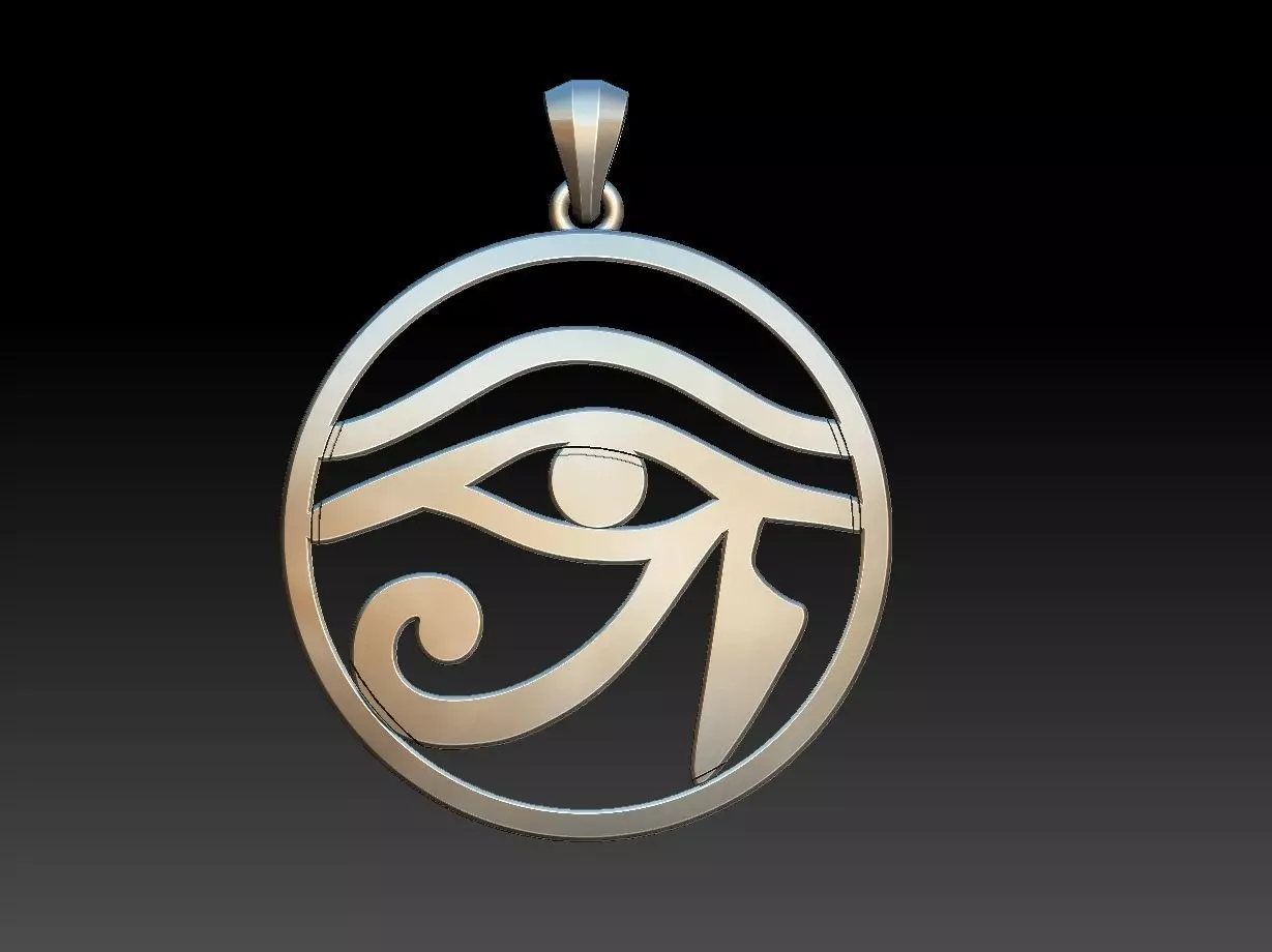Horus Eye Pendant 3D print model