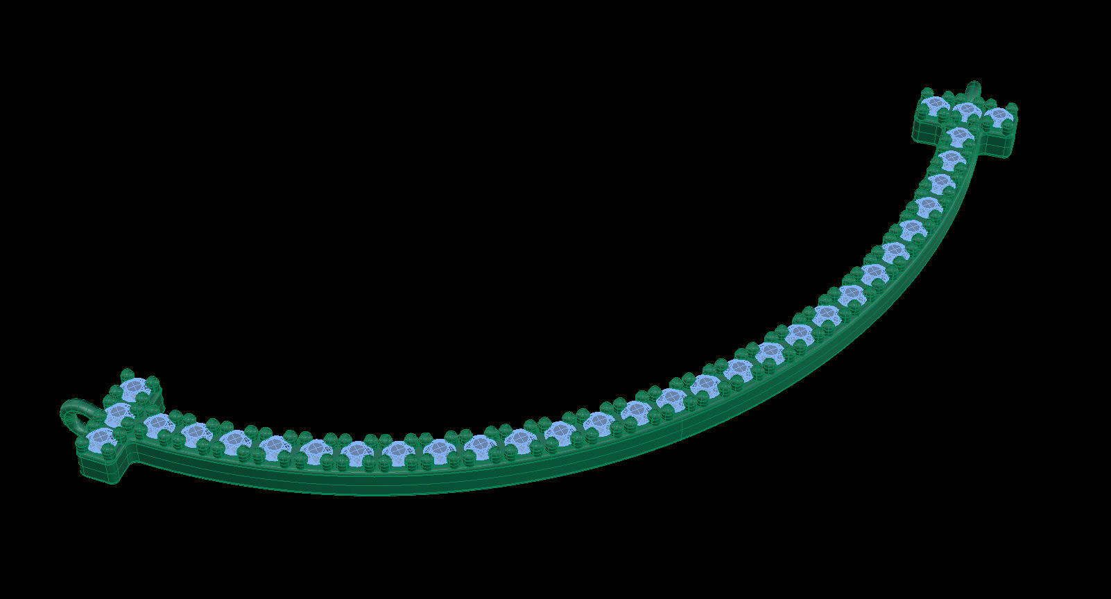 T Smile Pendant with Diamonds 3D print model_16