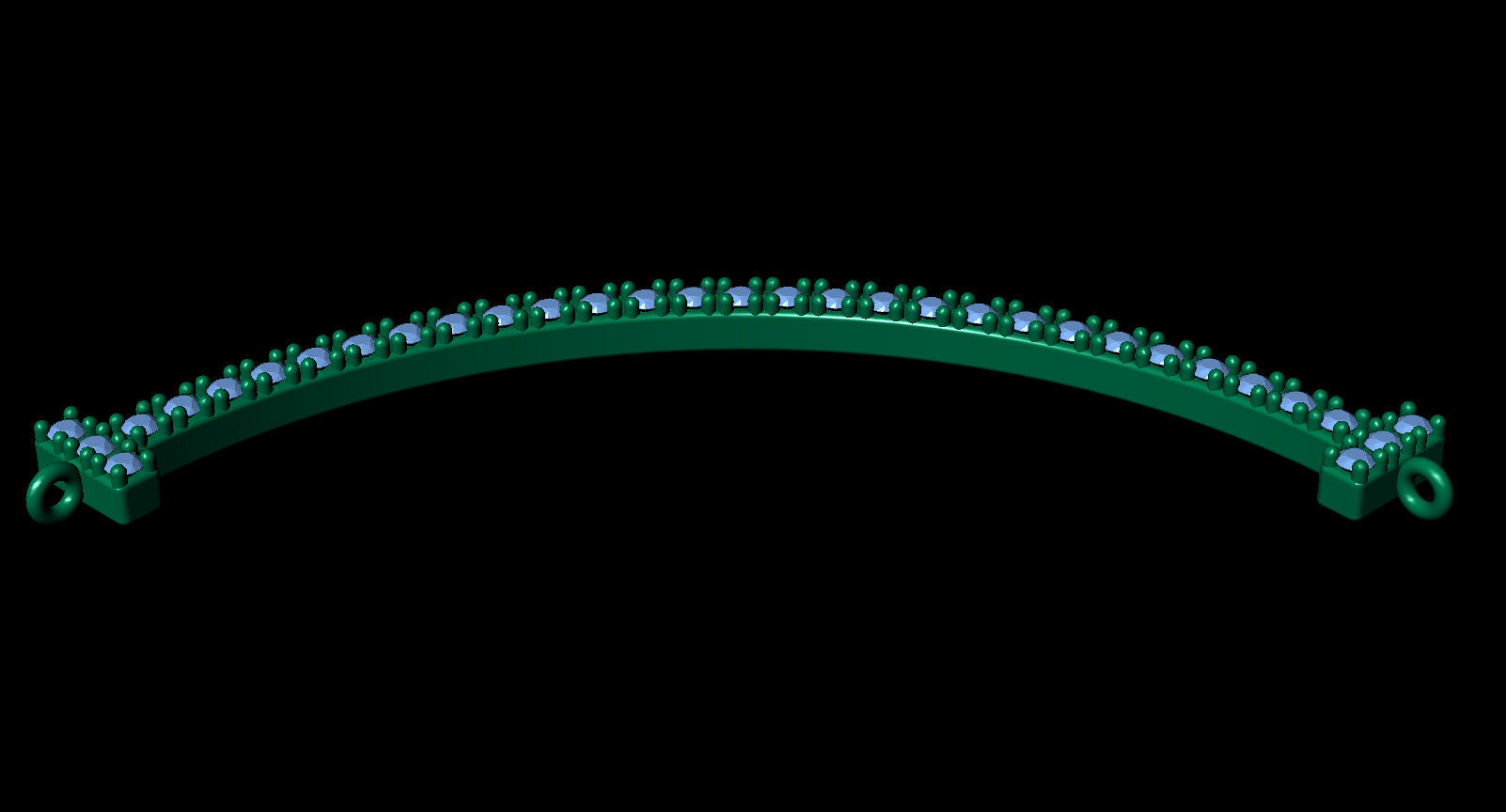 T Smile Pendant with Diamonds 3D print model_15