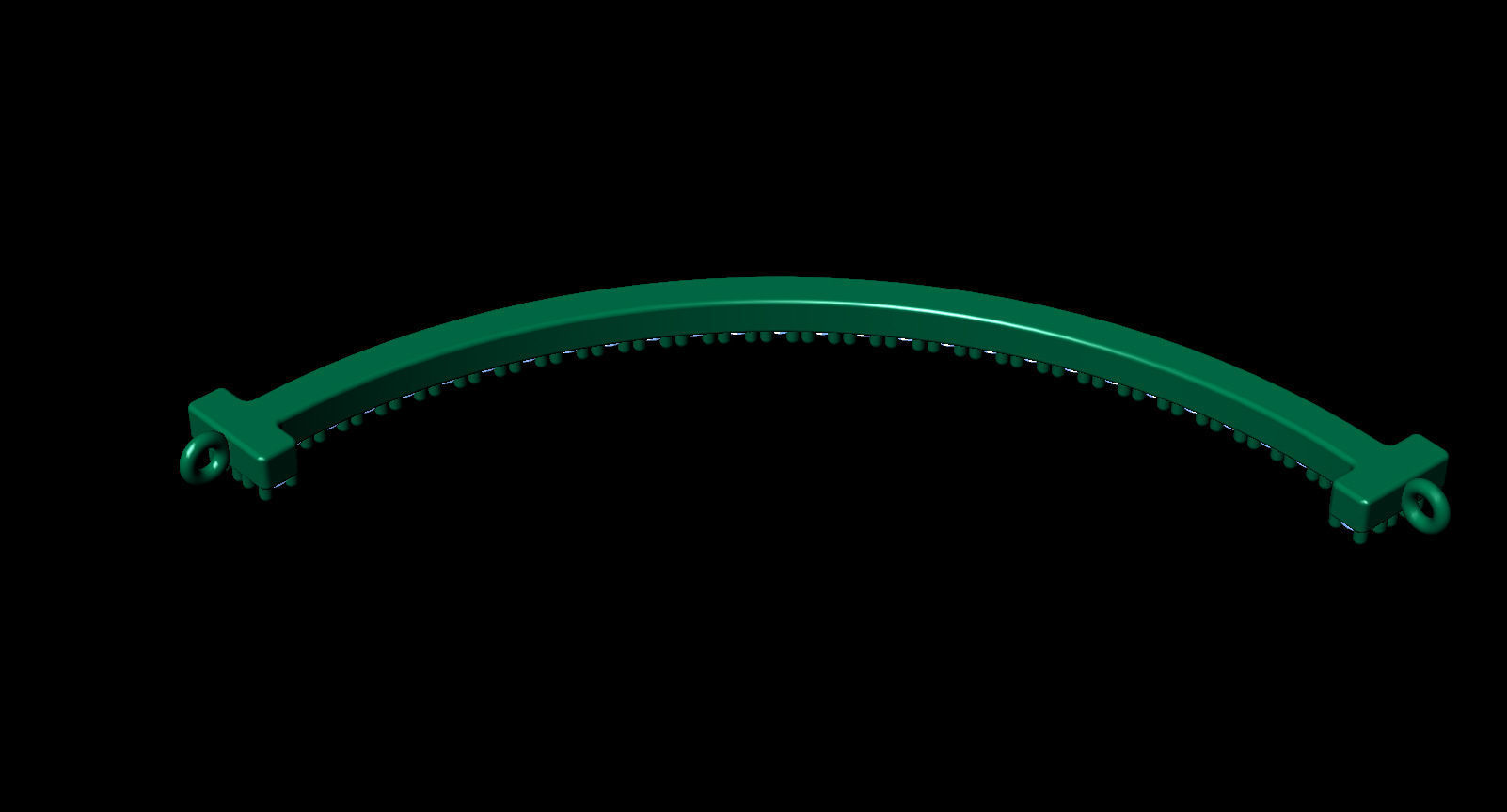 T Smile Pendant with Diamonds 3D print model_14