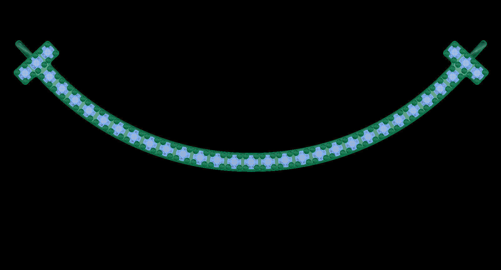 T Smile Pendant with Diamonds 3D print model_10