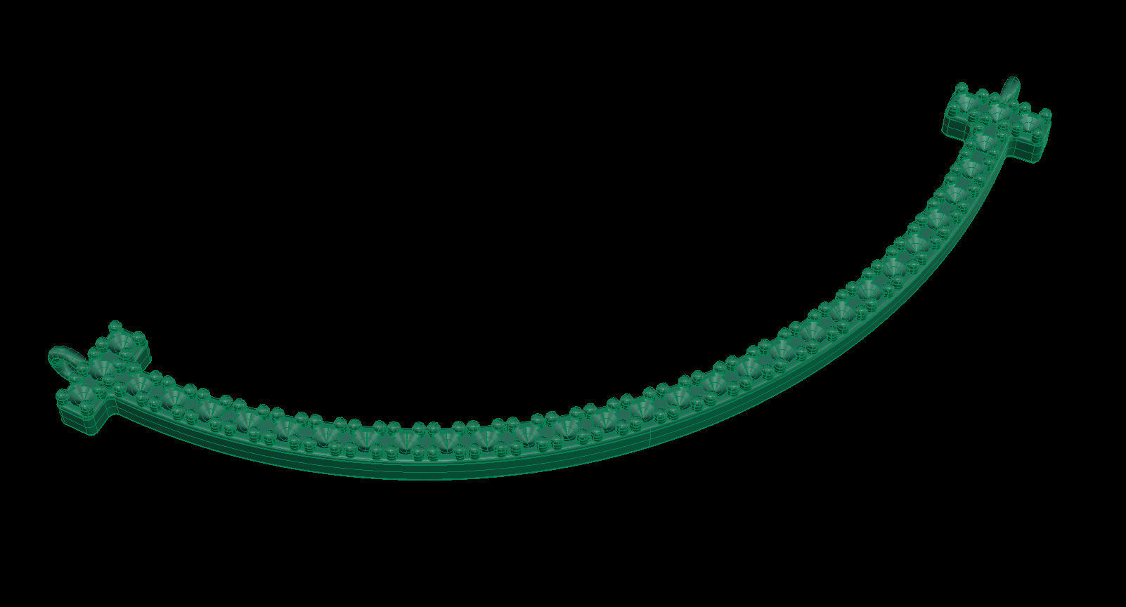 T Smile Pendant with Diamonds 3D print model_19