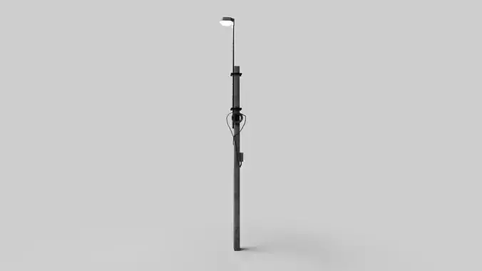 Concrete street lamp