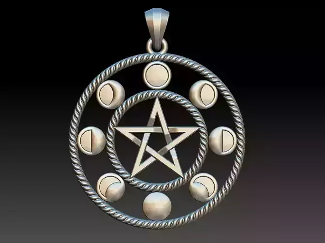 Moon Phases Pendant