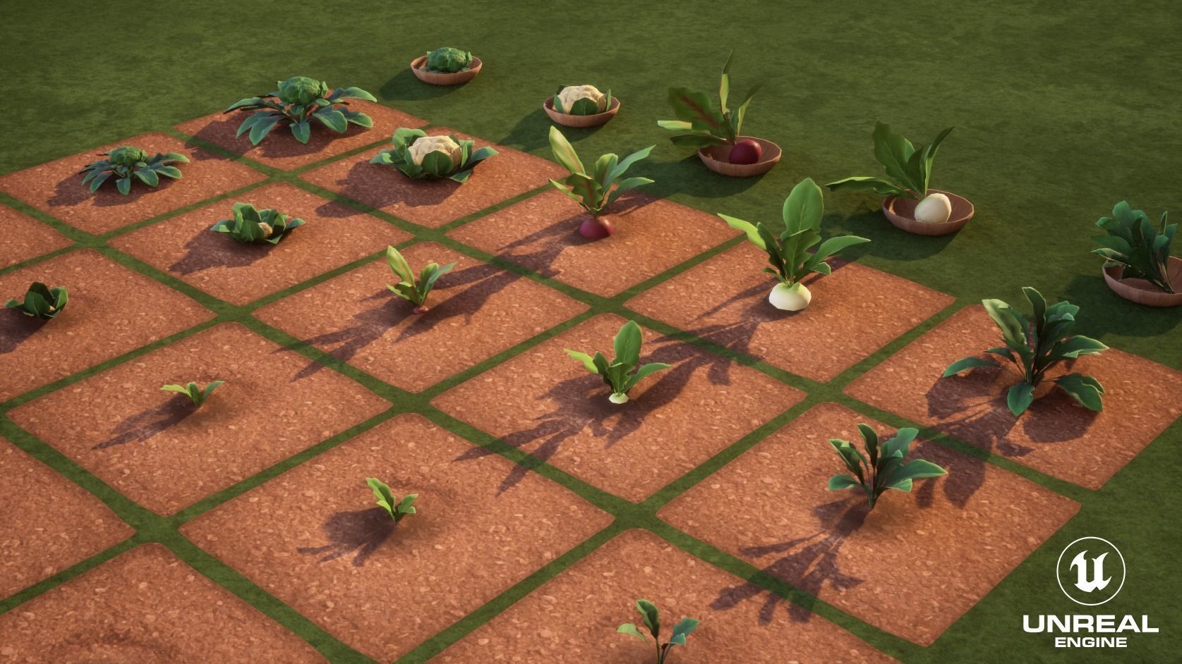 Vegetables Farm G92 Low-poly 3D model_5