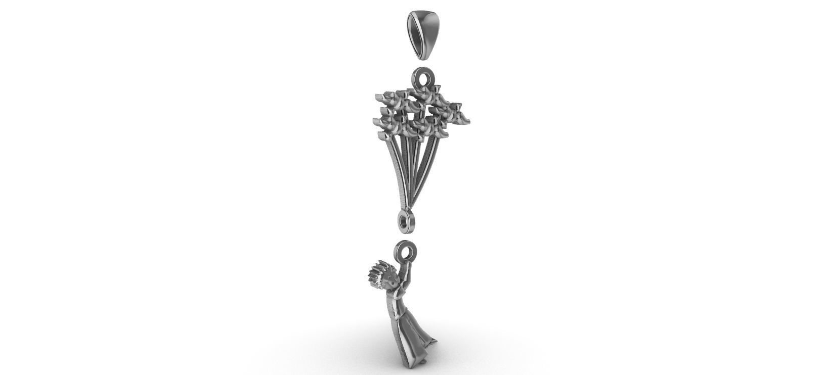 The Little Prince pendant 3D print model_1