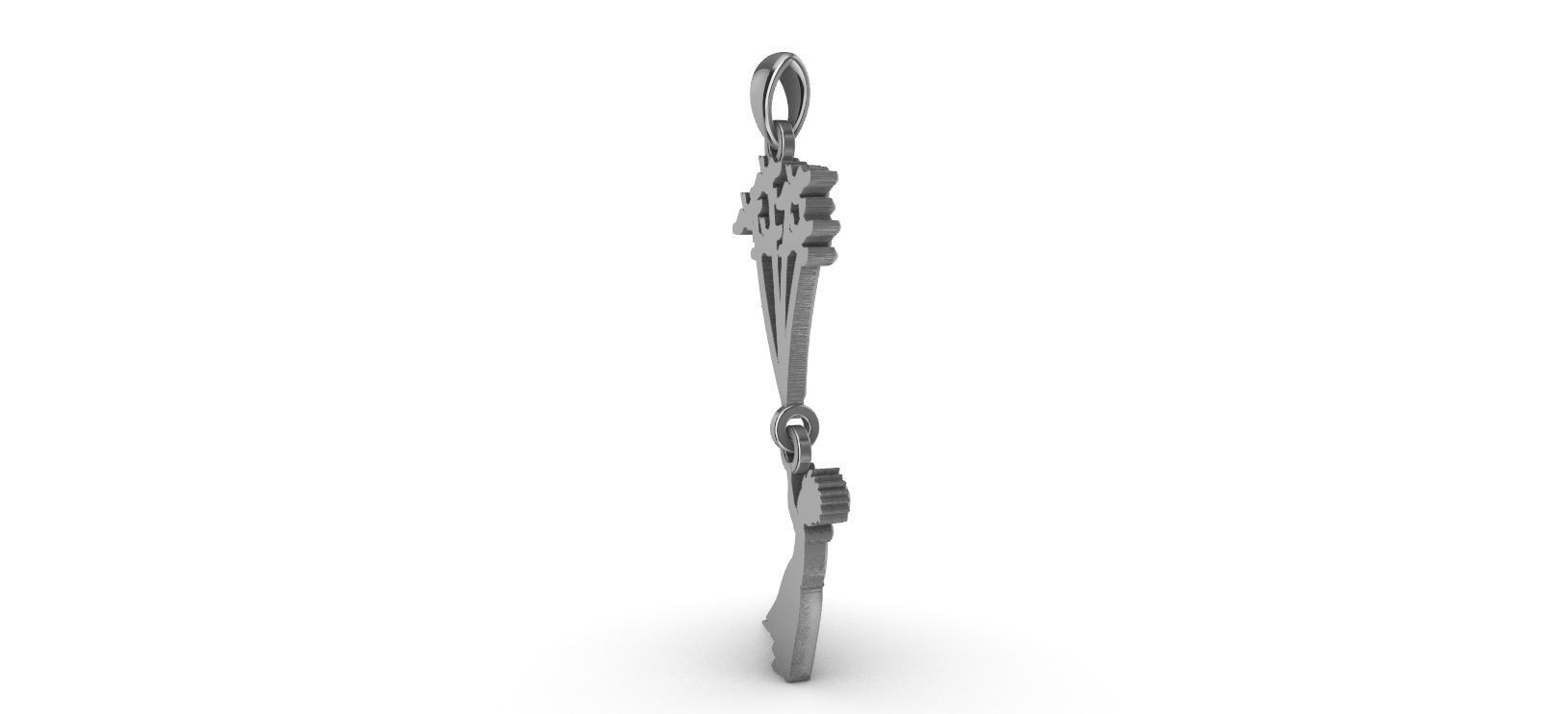 The Little Prince pendant 3D print model_7