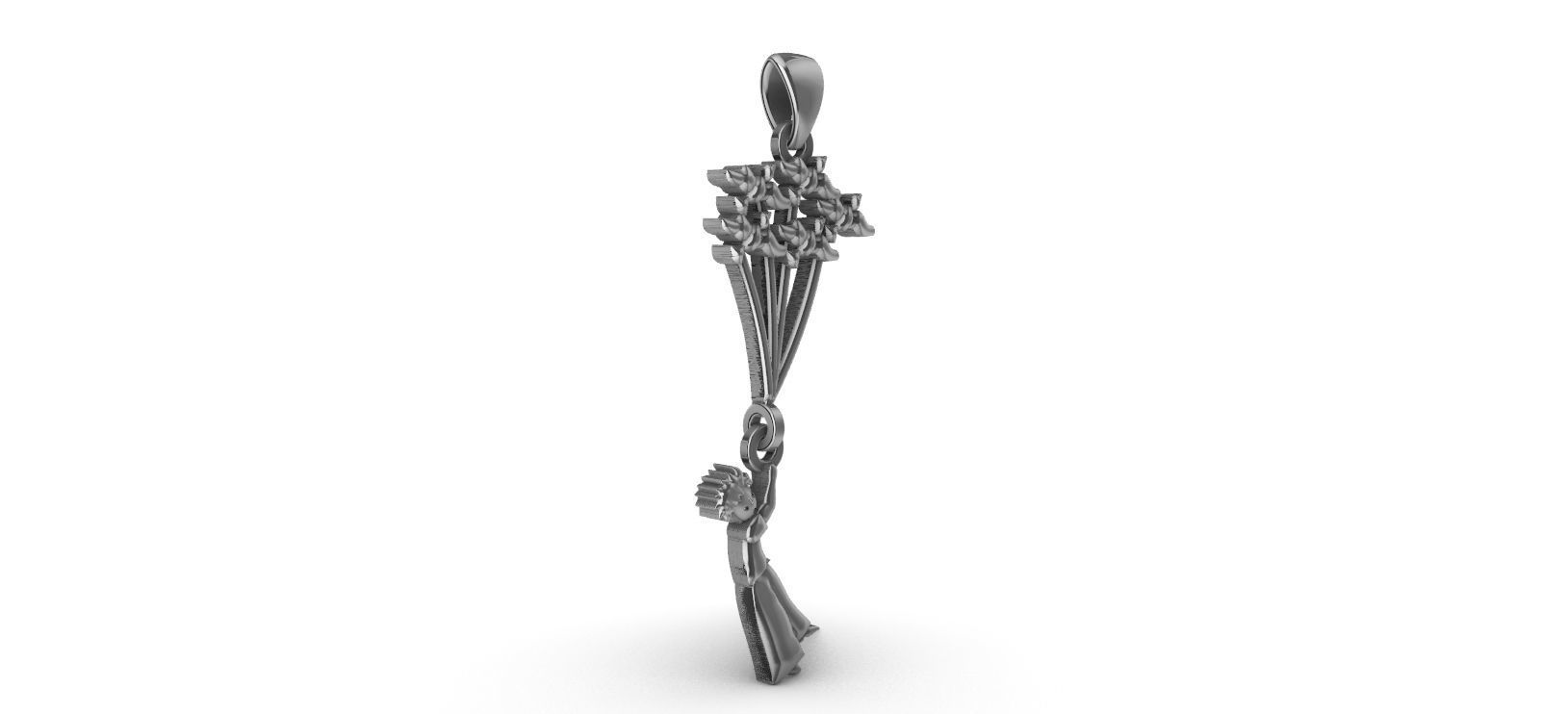 The Little Prince pendant 3D print model_4