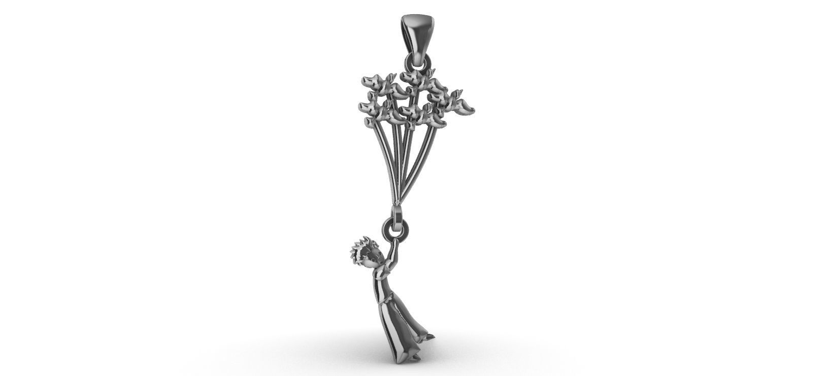 The Little Prince pendant 3D print model_2