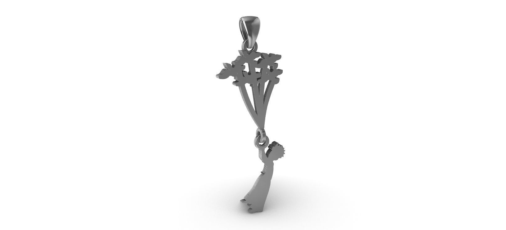 The Little Prince pendant 3D print model_10