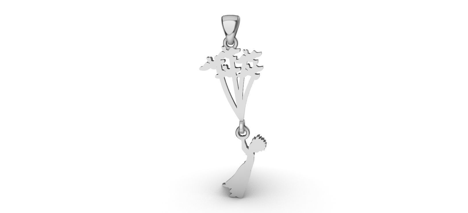 The Little Prince pendant 3D print model_9