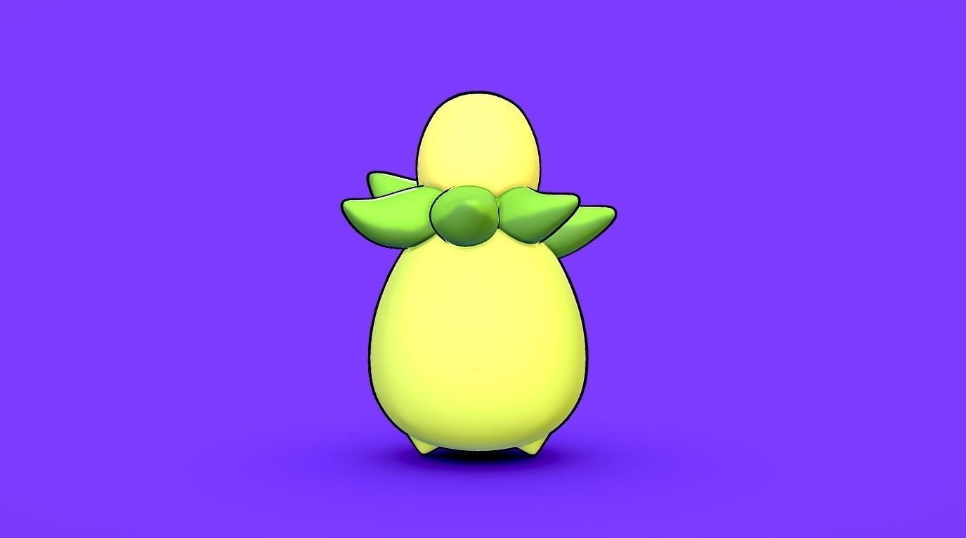 Lechonk  Pawmi  Smoliv  3D Model Collection_5