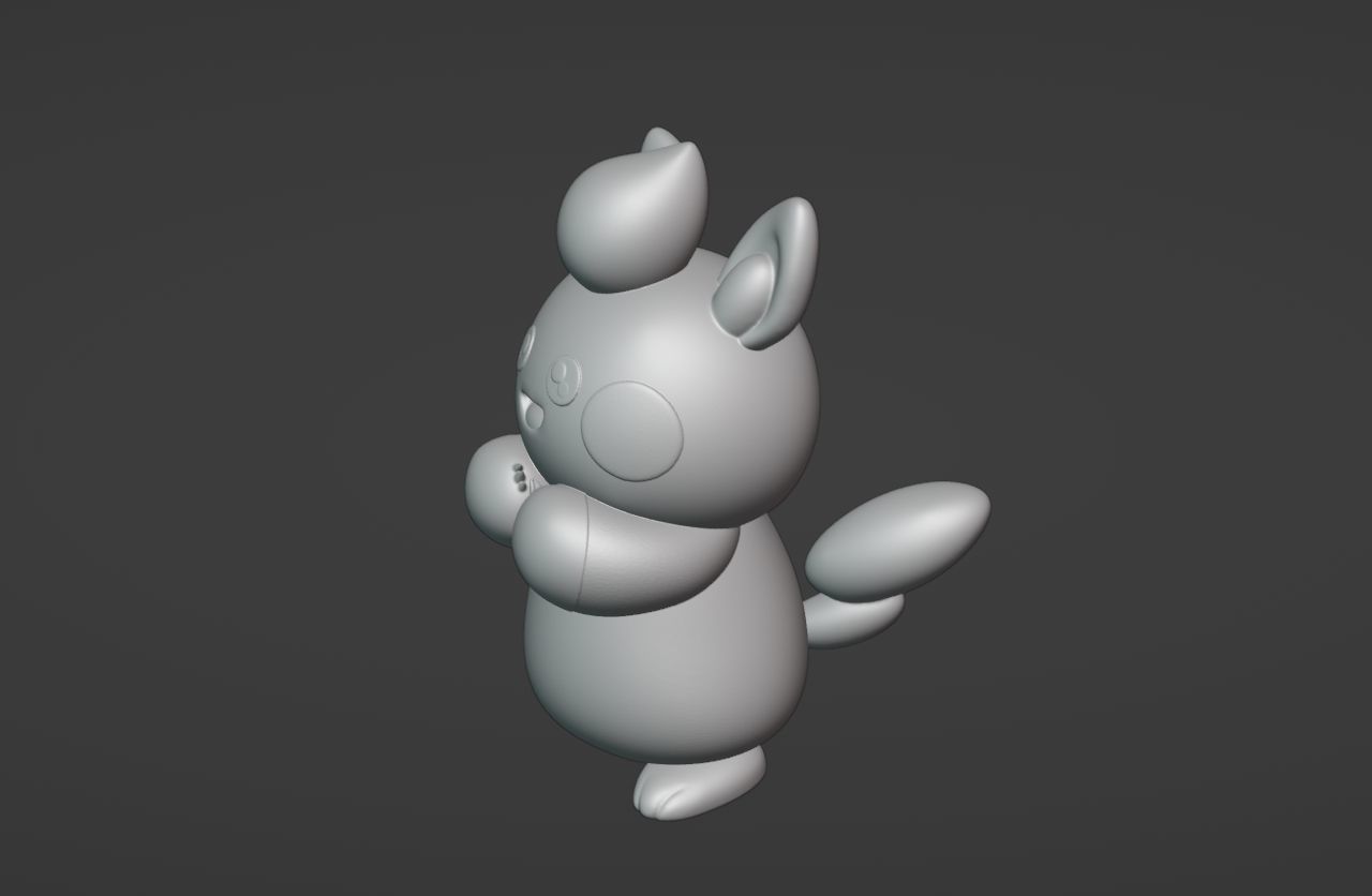Lechonk  Pawmi  Smoliv  3D Model Collection_12