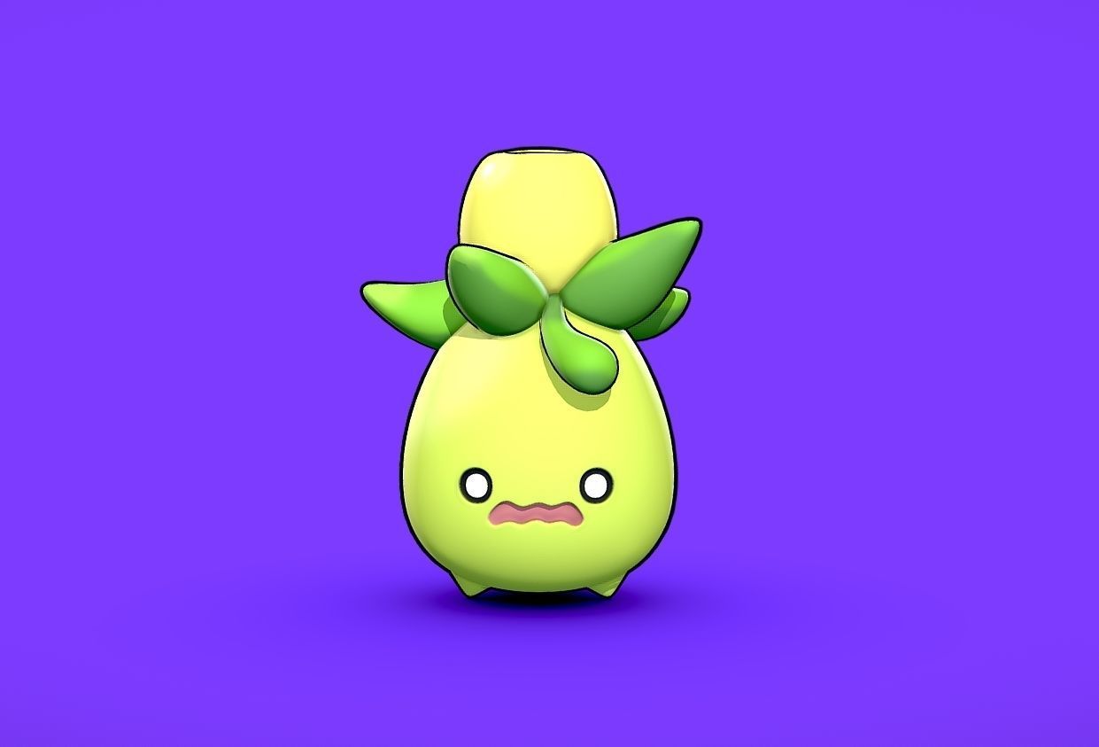 Lechonk  Pawmi  Smoliv  3D Model Collection_3