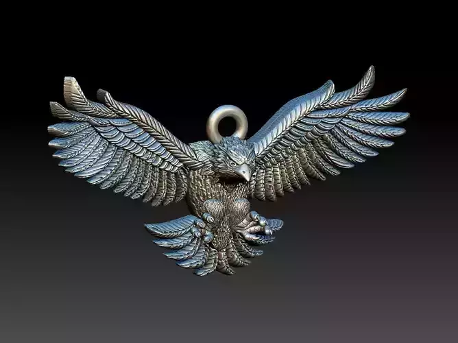 Eagle Pendant 3D print model