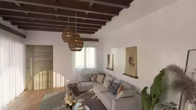 Mediterranean Living Room