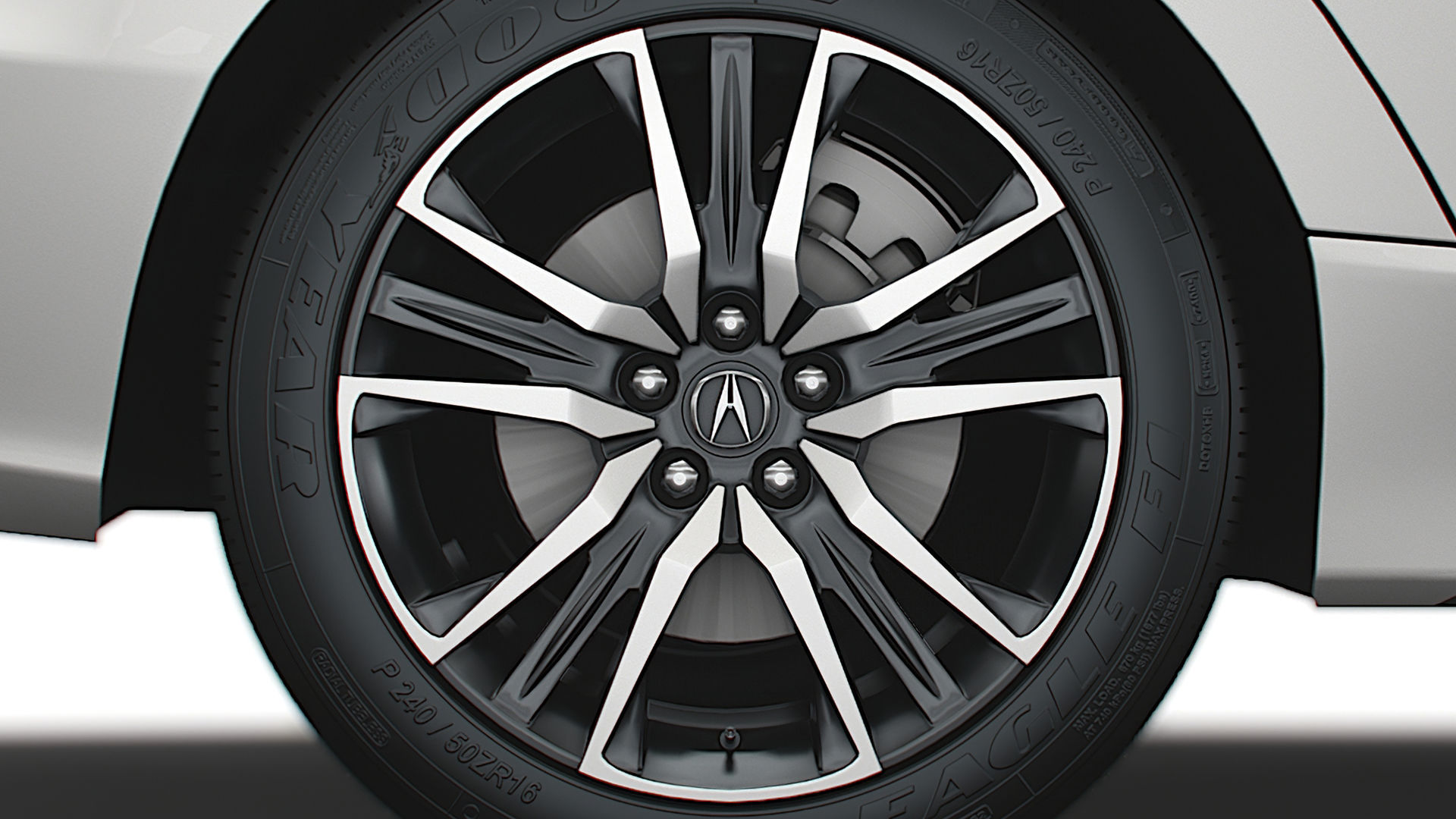 Acura RLX SH AWD 2021 wheel 3D model_1