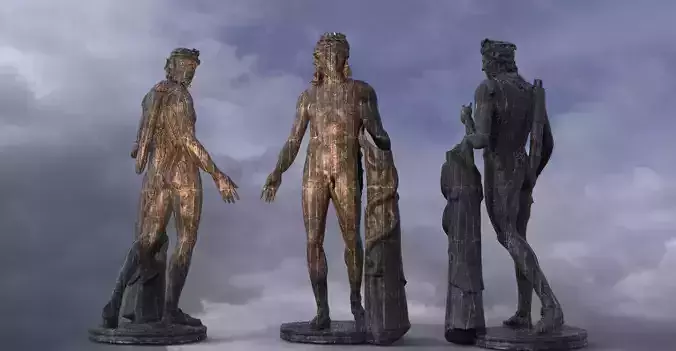 Apollo Greek Sun God sculpture 3