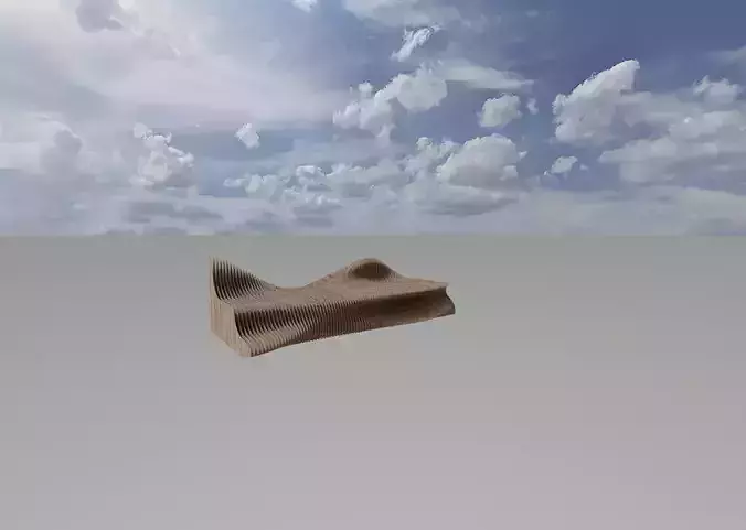 Parametric bench sofa