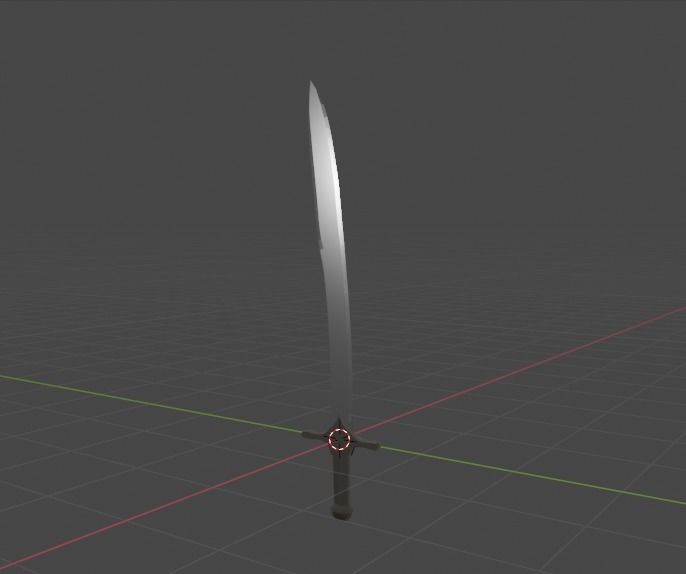 machete sword 3D model_4