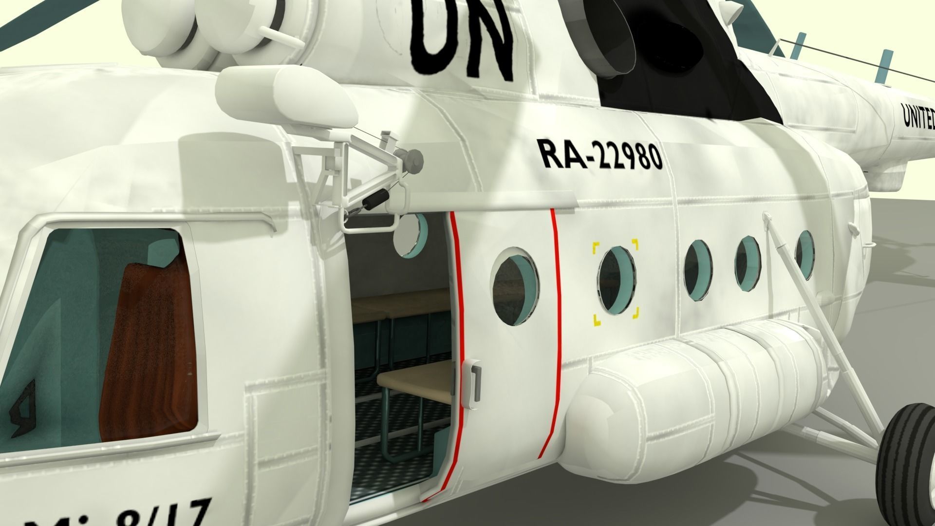 Mil Mi-8 Helicopter  3D model_6