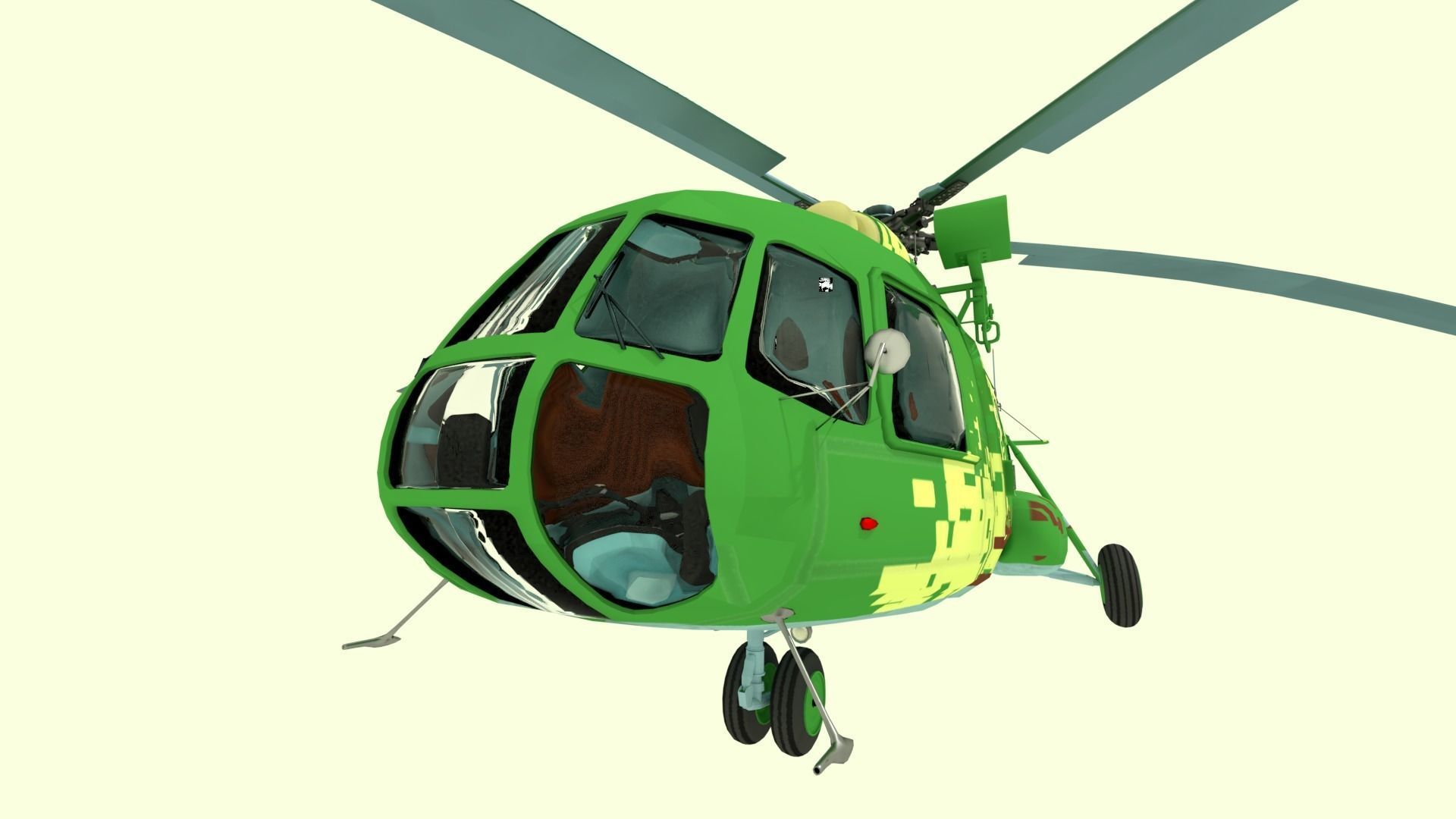 Mil Mi-8 Helicopter  3D model_28