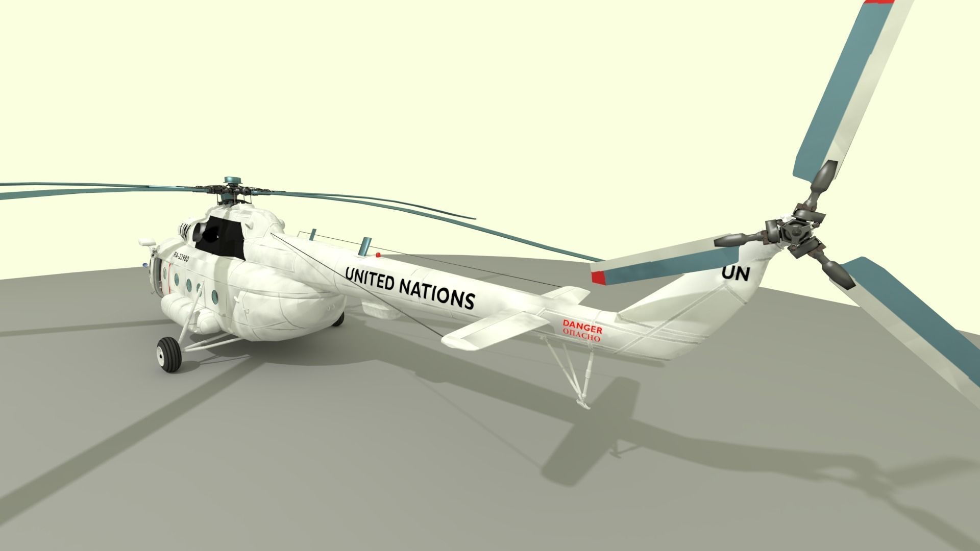 Mil Mi-8 Helicopter  3D model_10
