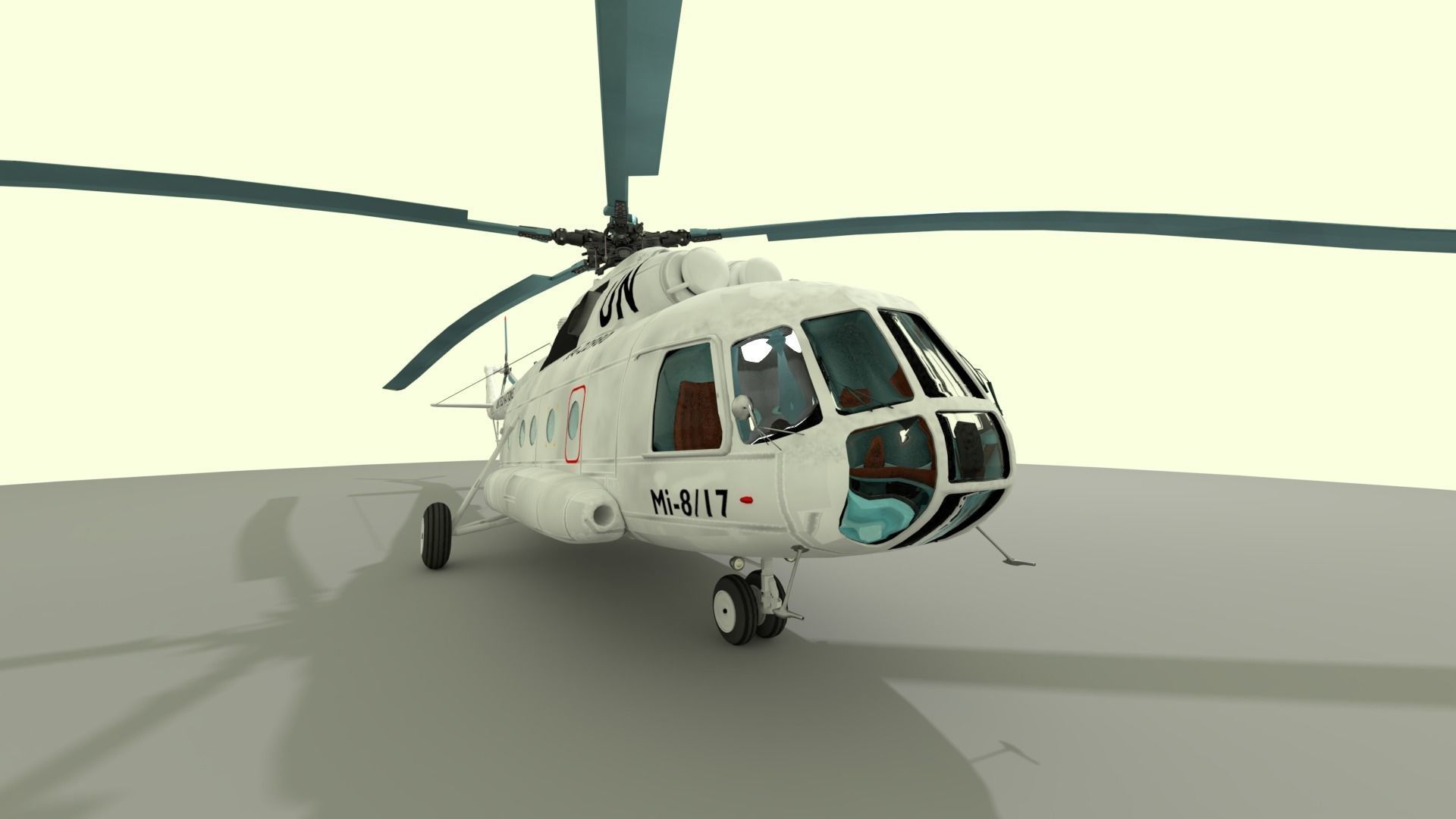 Mil Mi-8 Helicopter  3D model_11