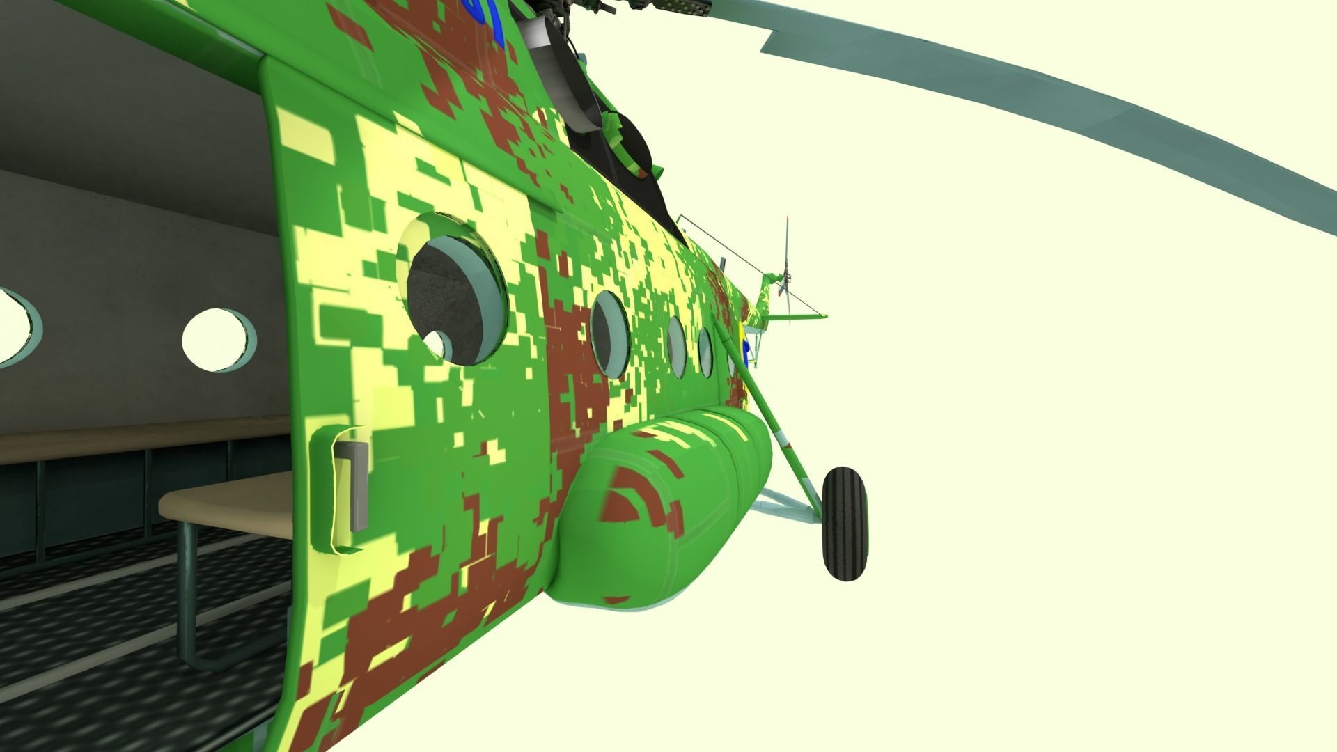 Mil Mi-8 Helicopter  3D model_29