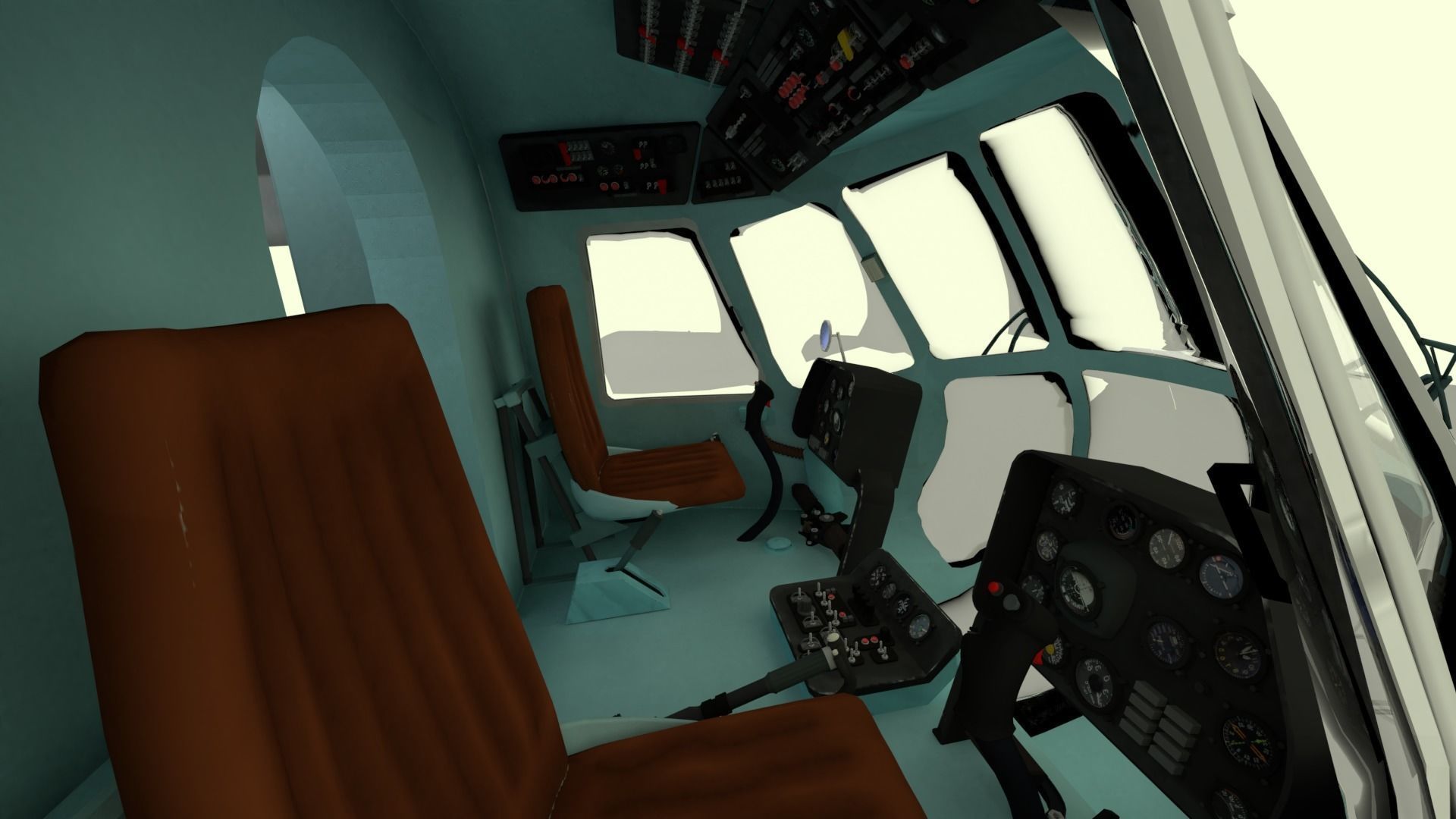 Mil Mi-8 Helicopter  3D model_8