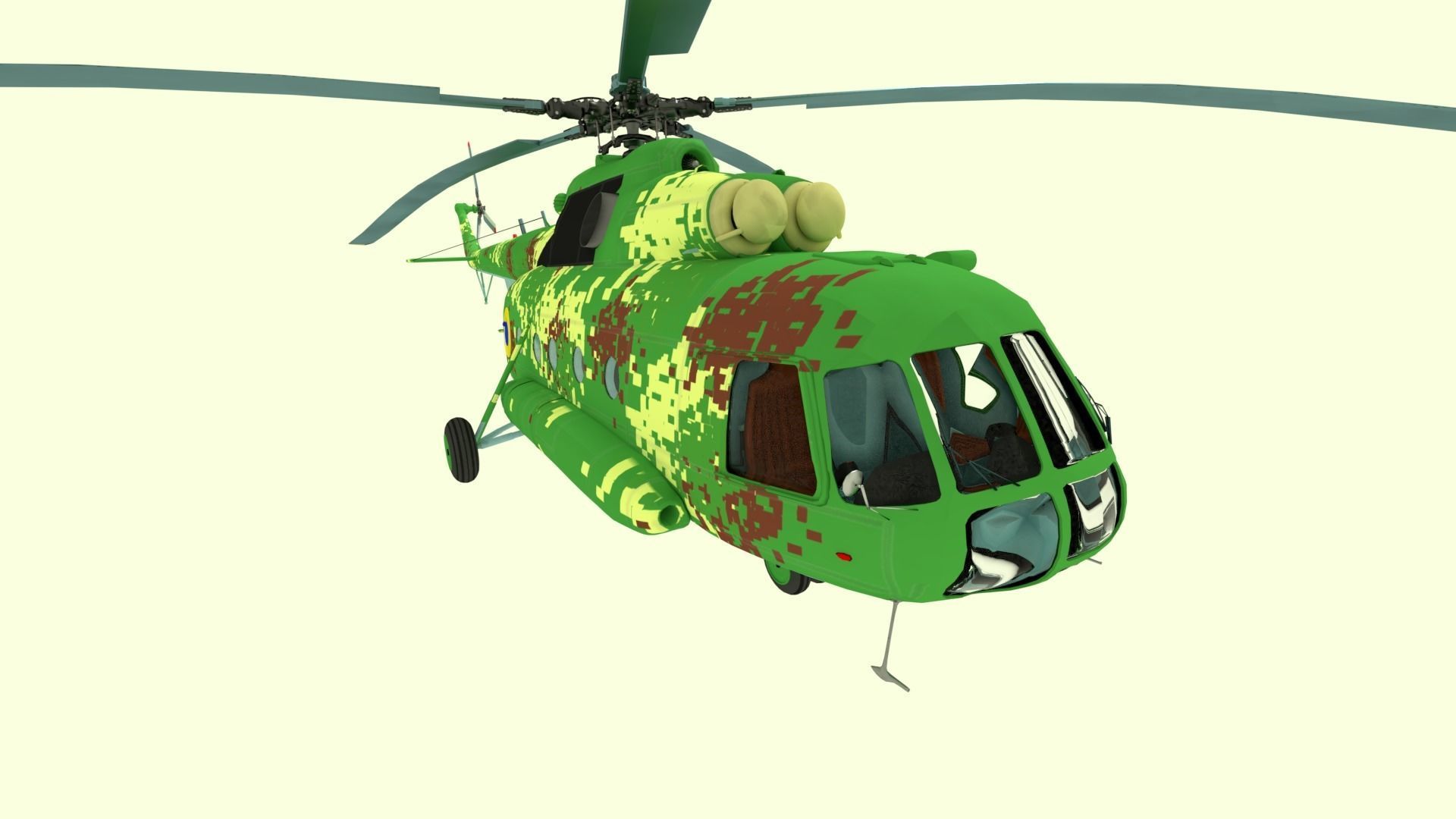 Mil Mi-8 Helicopter  3D model_26