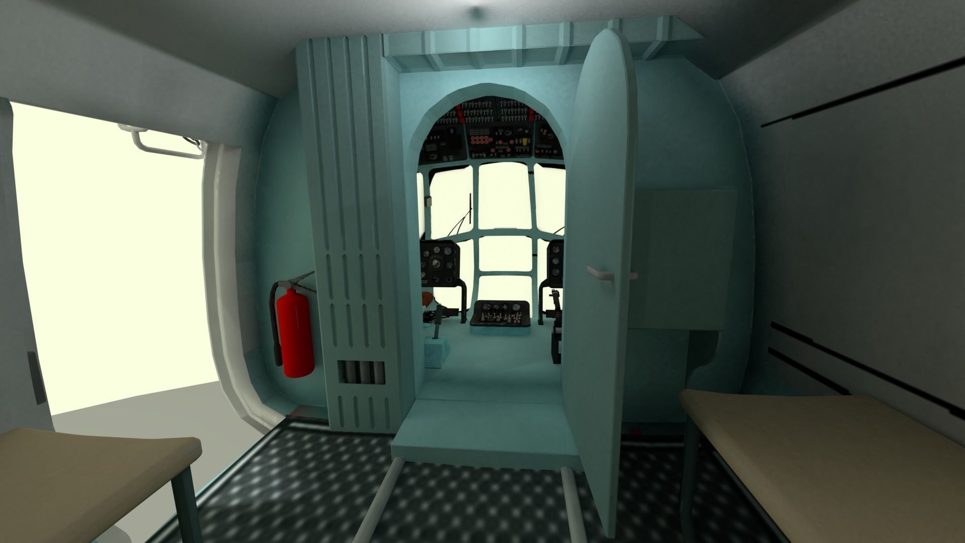 Mil Mi-8 Helicopter  3D model_15