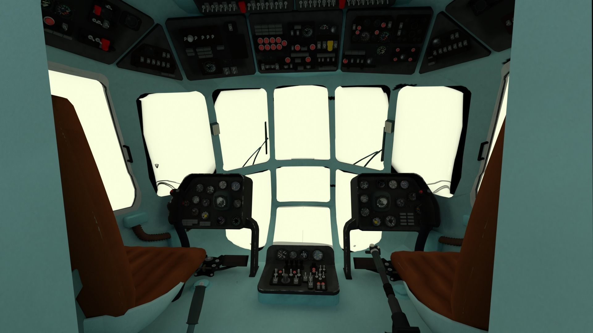 Mil Mi-8 Helicopter  3D model_16
