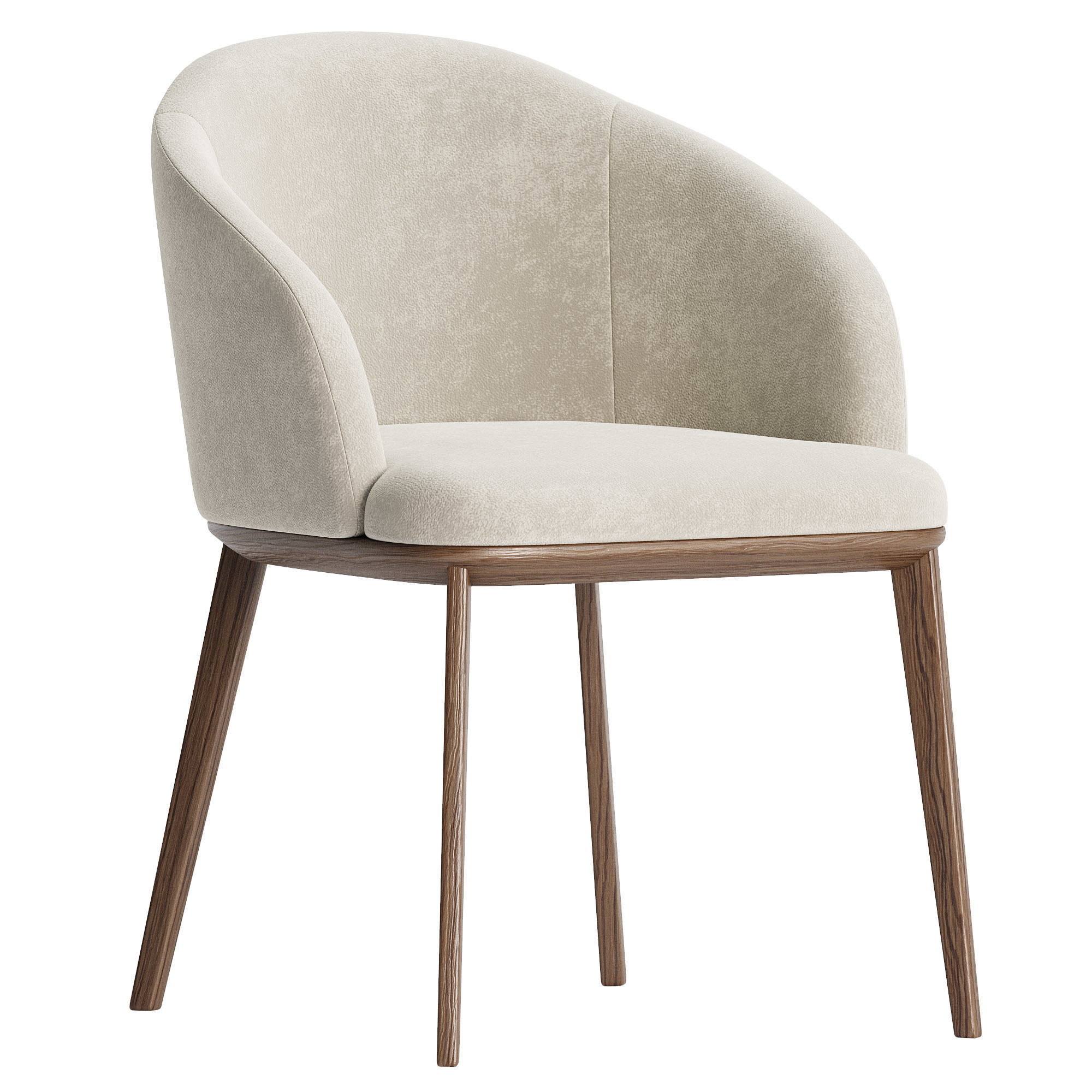 TARANTO dining chair set 3D model_1