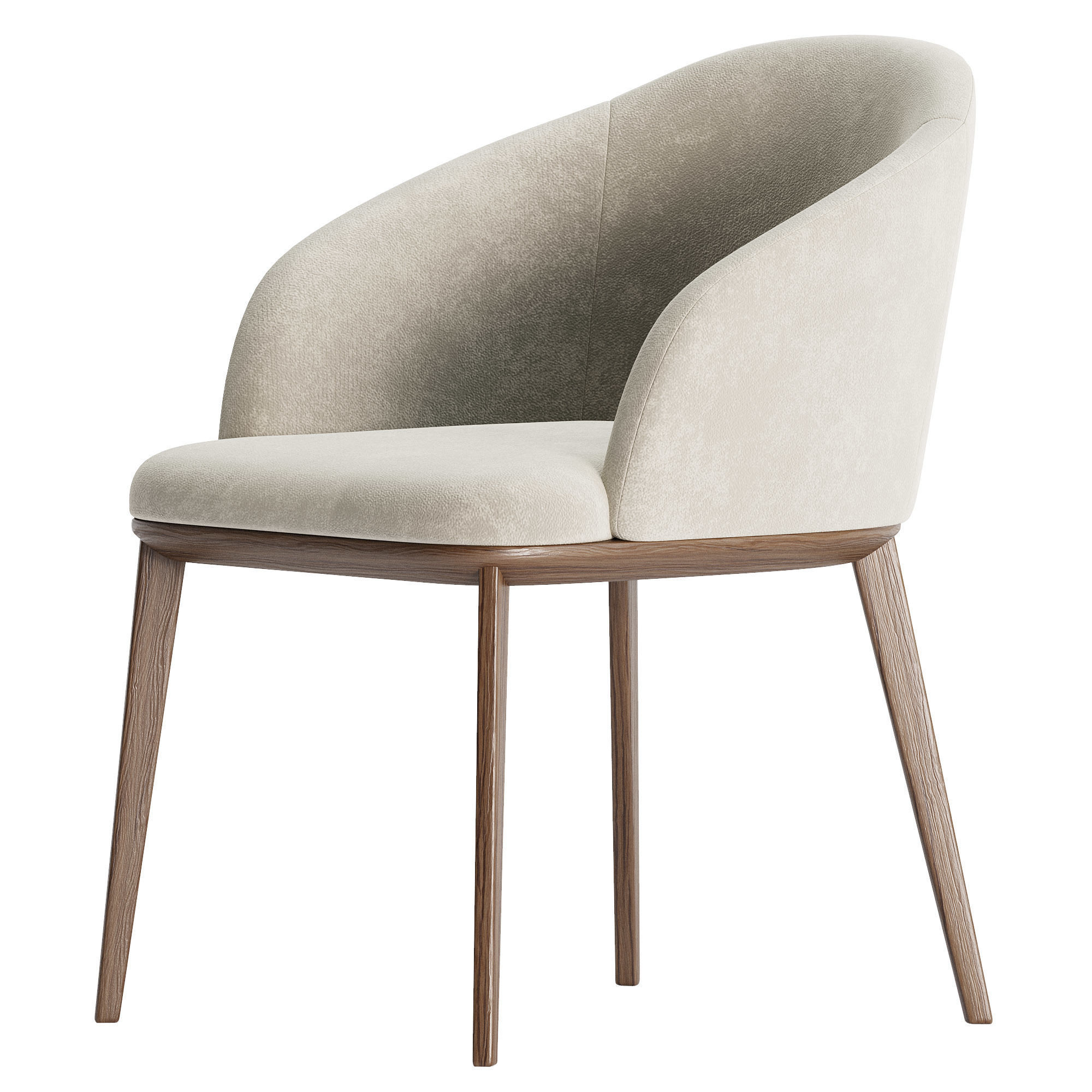 TARANTO dining chair set 3D model_5