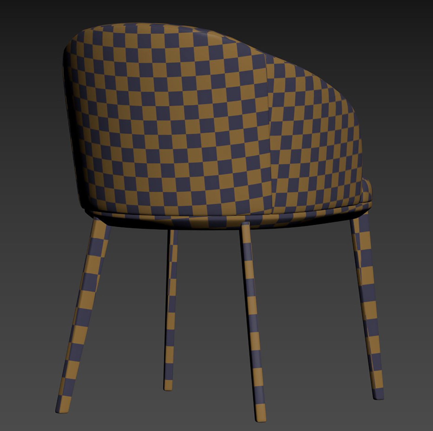 TARANTO dining chair set 3D model_9