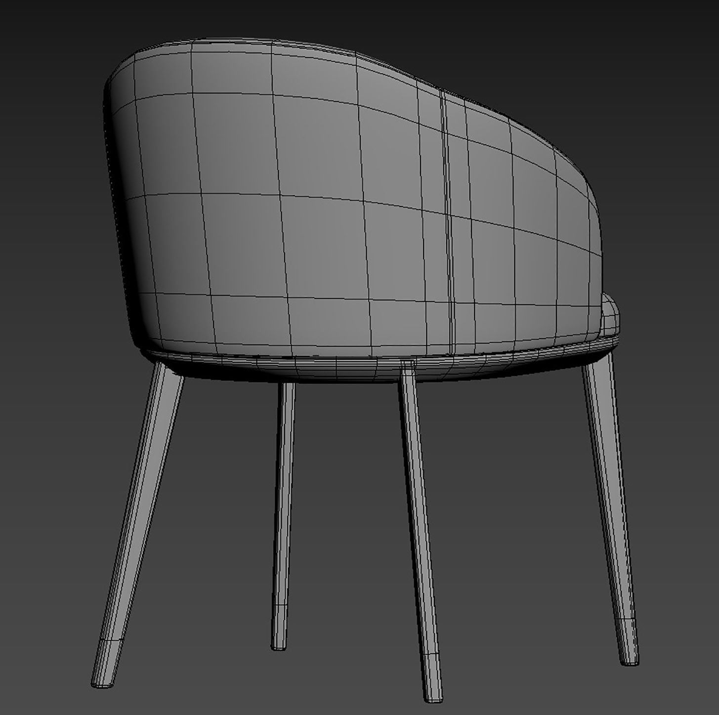 TARANTO dining chair set 3D model_10