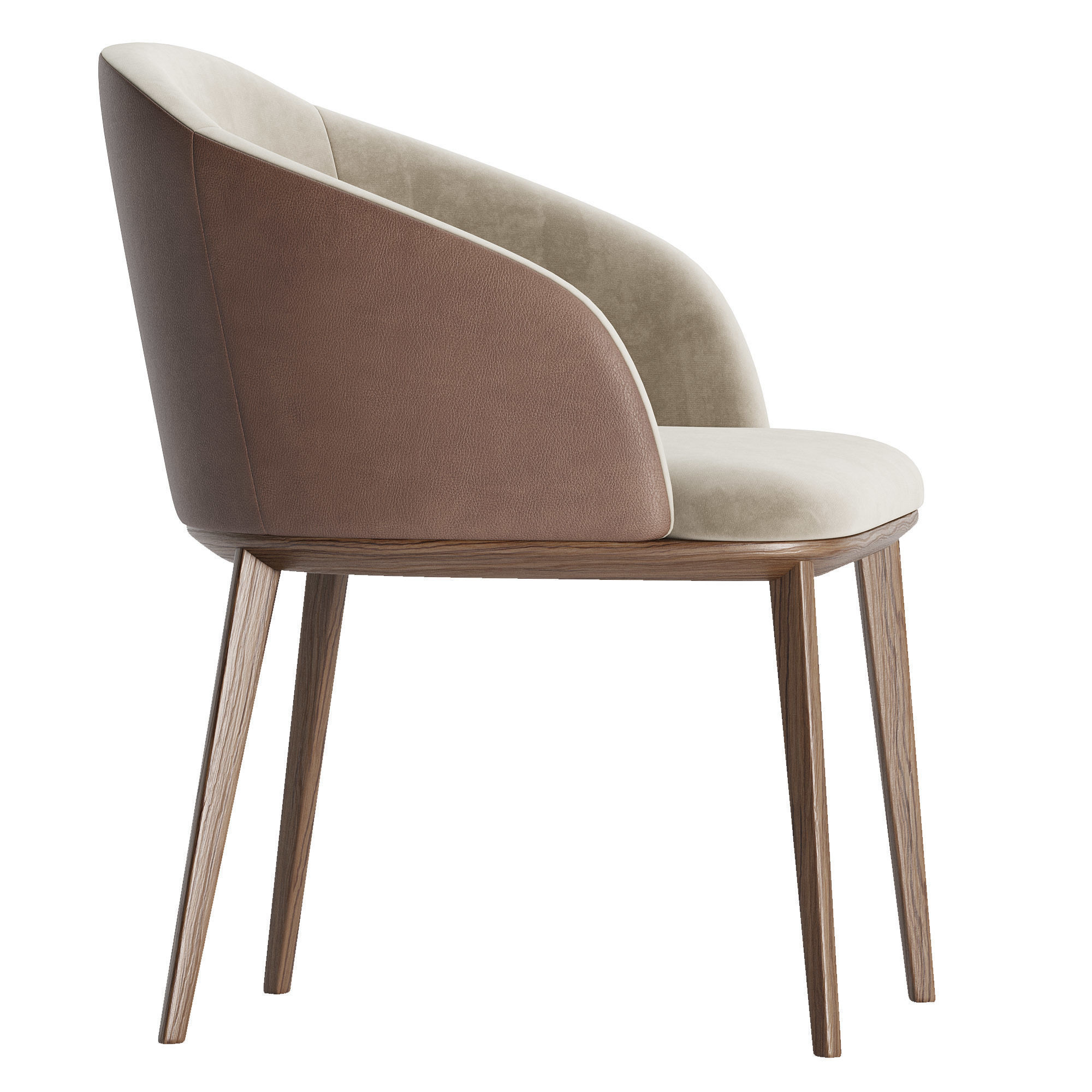 TARANTO dining chair set 3D model_3