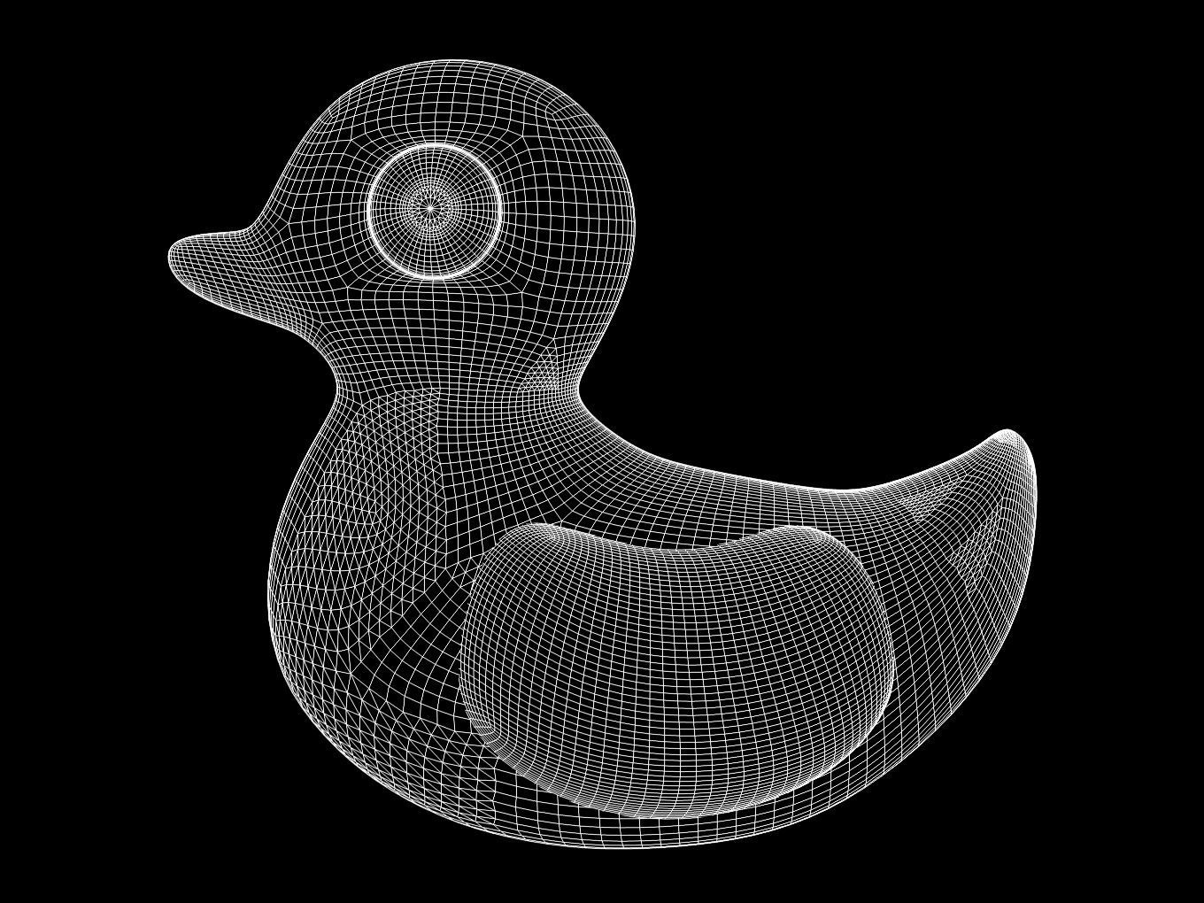 Duck toy Free 3D model_6