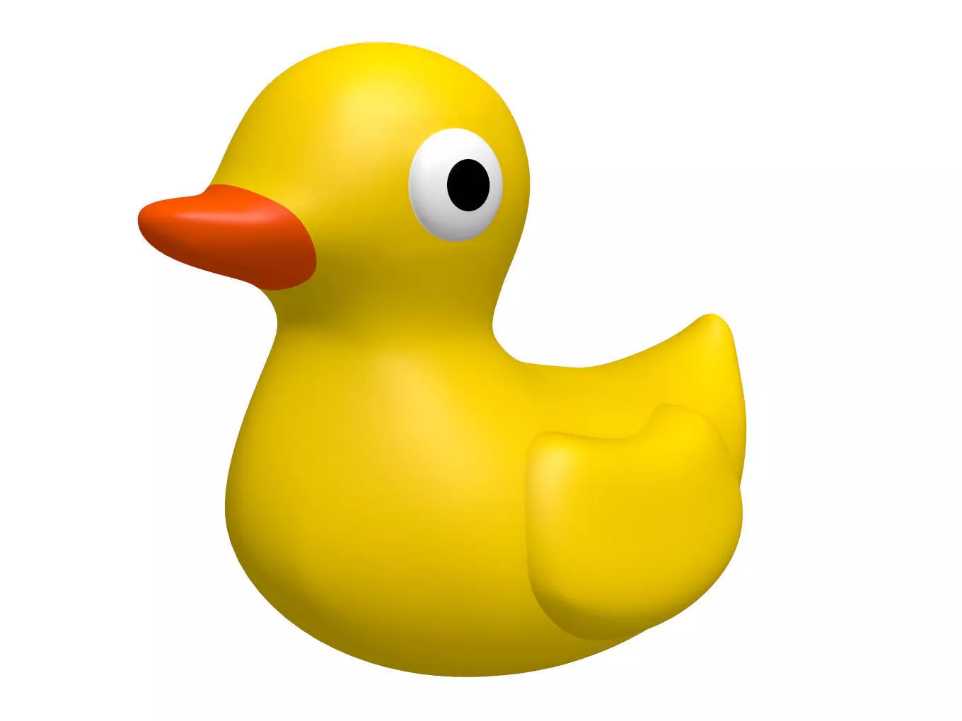 Duck toy Free 3D model_0