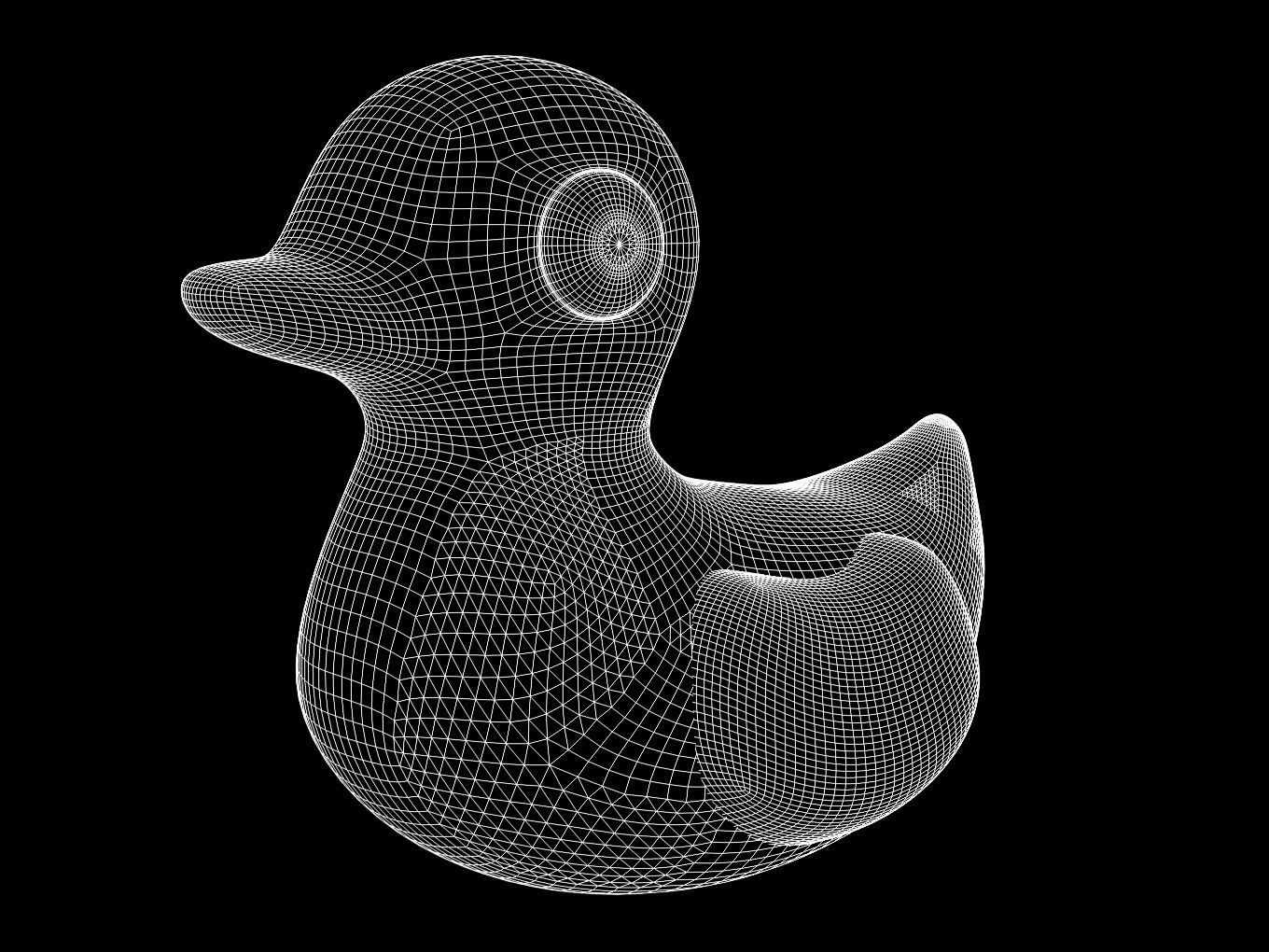 Duck toy Free 3D model_5